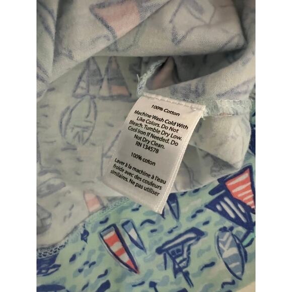 Vineyard Vines Sailboat Sailing Dress 100% Cotton Women's Dress Summer A-Line M - Picture 4 of 5